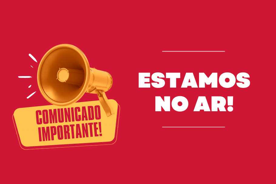 Estamos no ar!